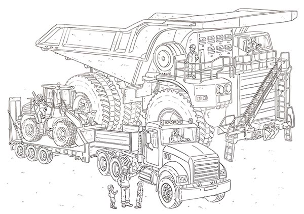 LKW-Giganten und Riesenlaster